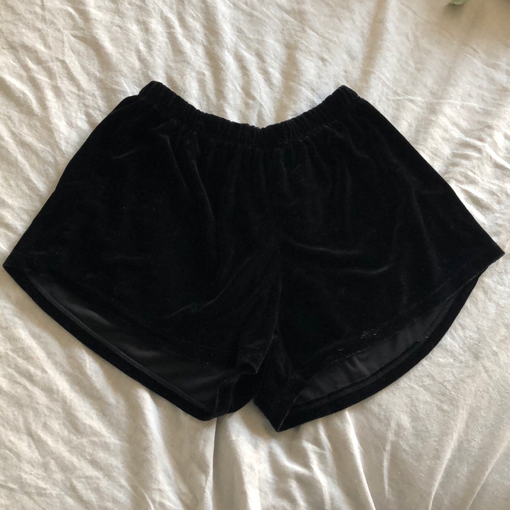 Brandy Melville Velvet Shorts
